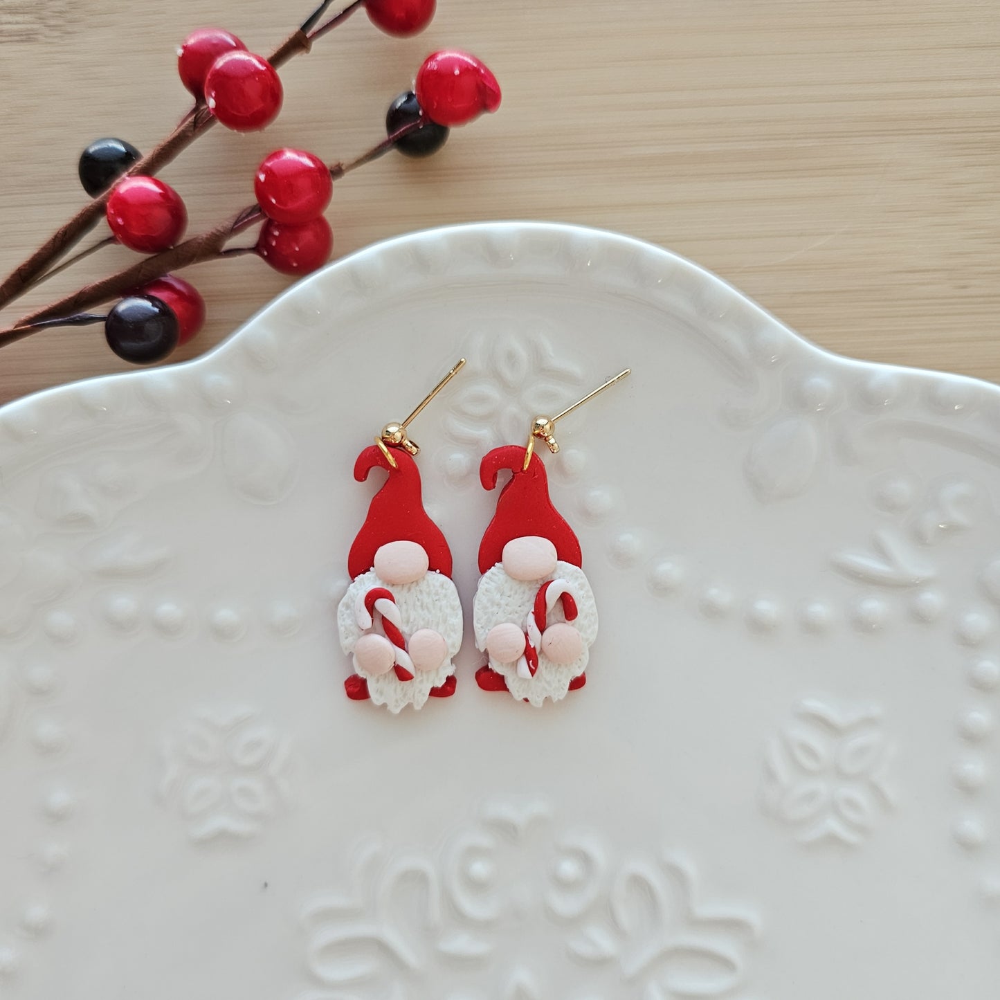 Christmas Gnome Earrings