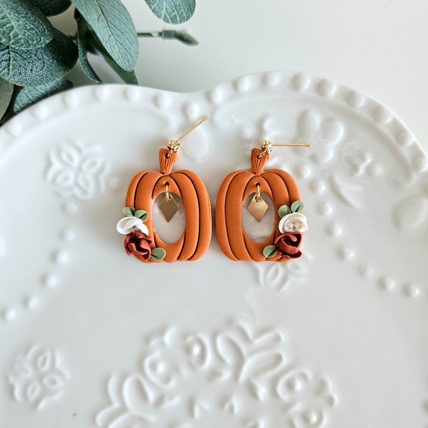 Pumpkin Magic Earrings