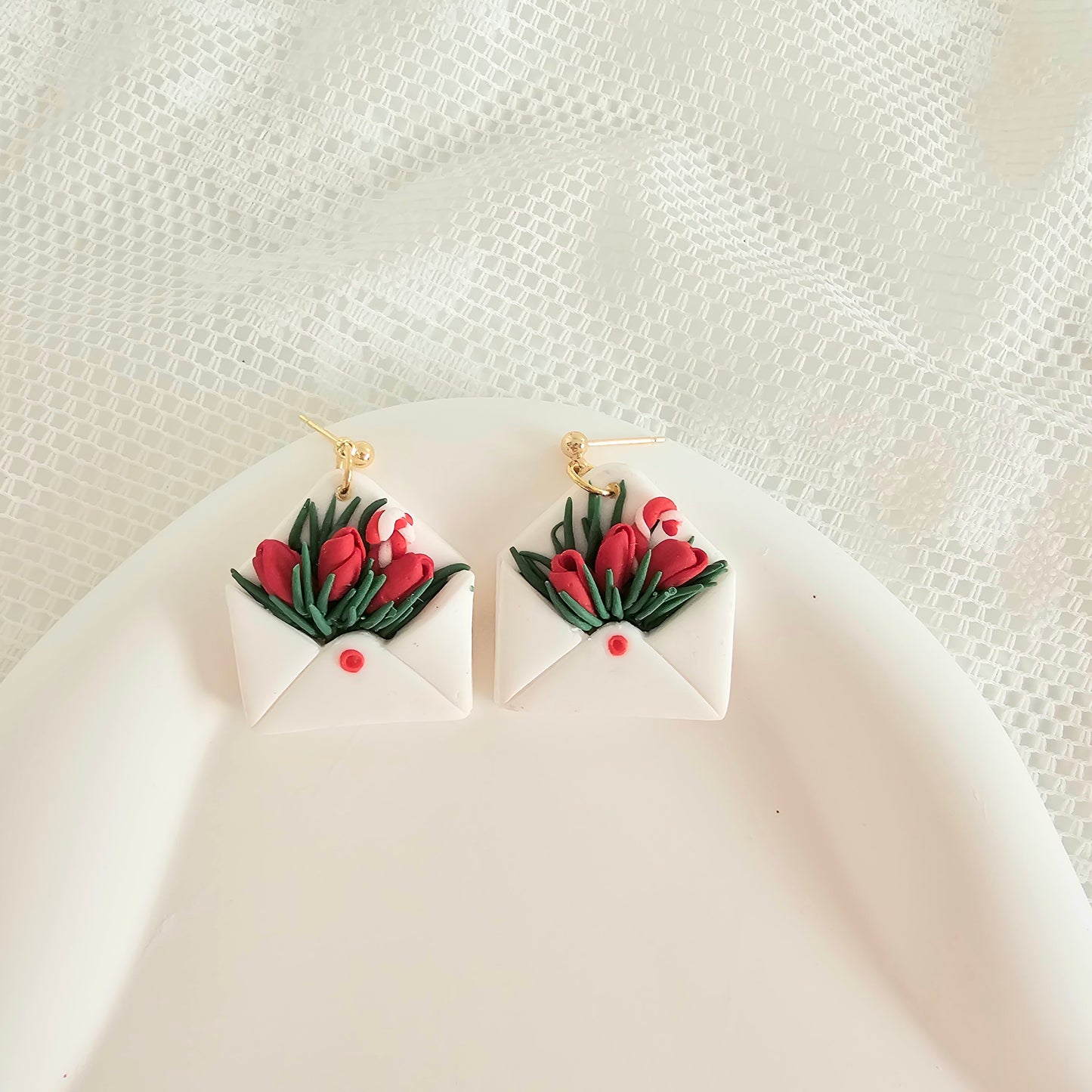 Christmas Envelope Earrings2