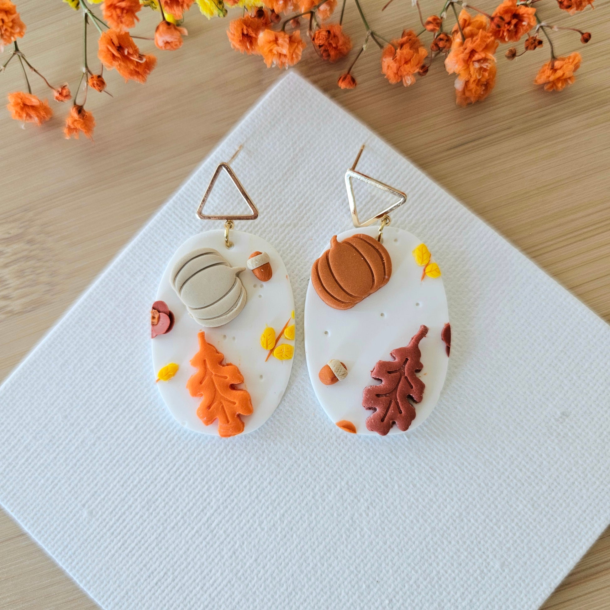 Autumn Glow Earrings — handmade jewelry