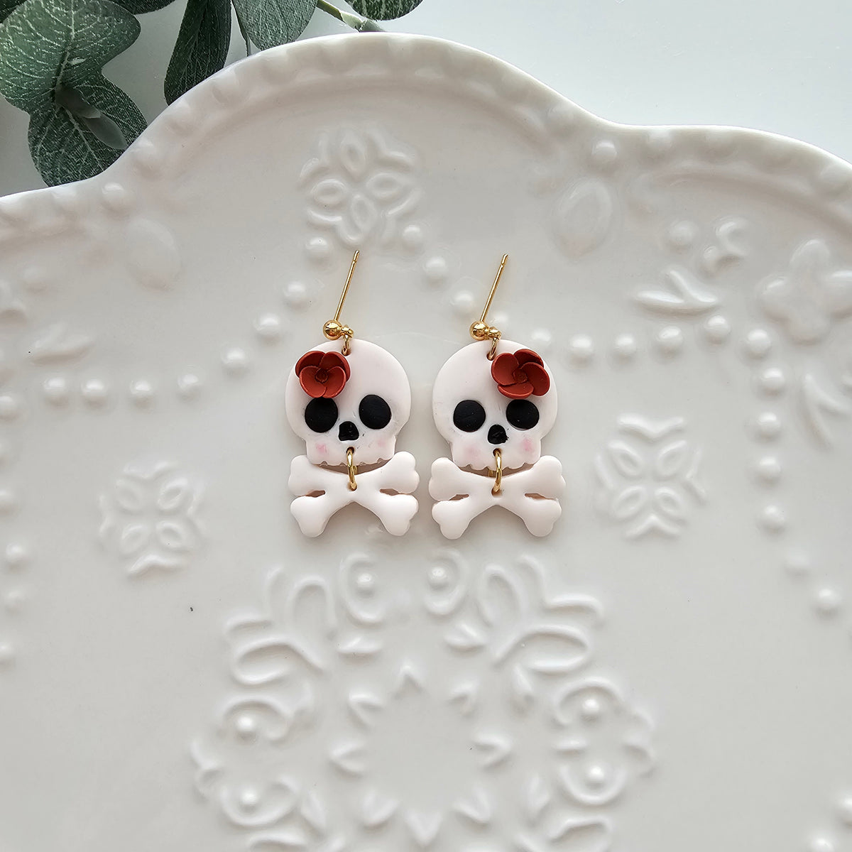 Spooky Skull Earrings
