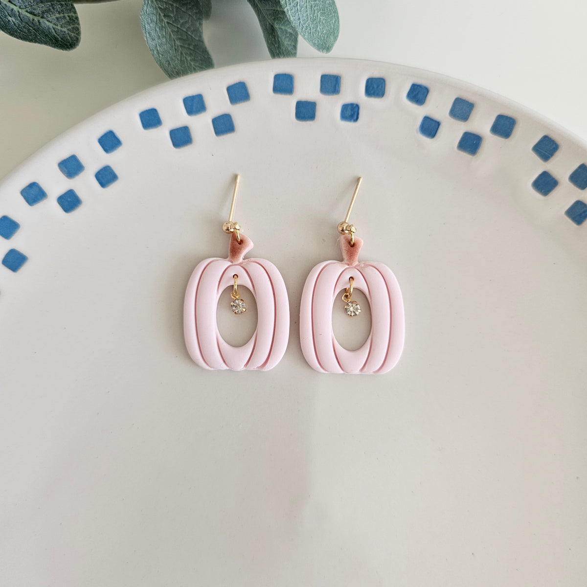 Pink Magic Pumpkin Earrings